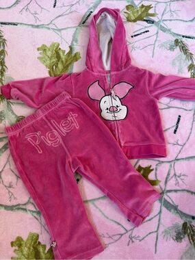 Vintage Disney Piglet Kids Sweatset
